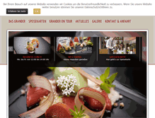 Tablet Screenshot of grander-restaurant.at